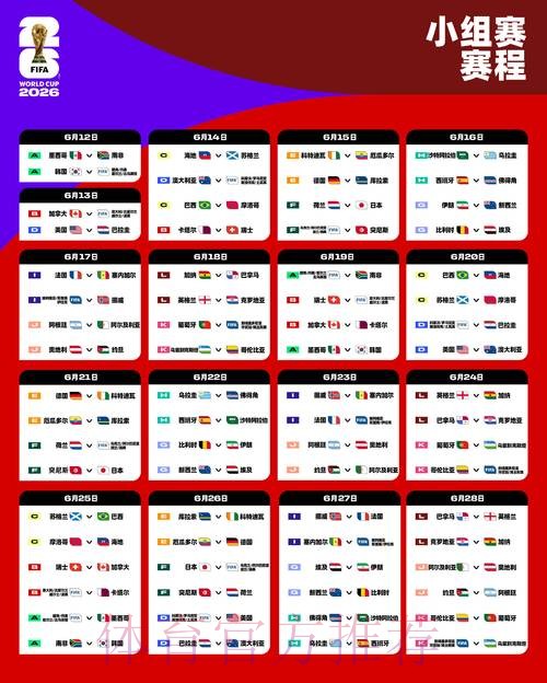 2026世界杯完整赛程哪里看